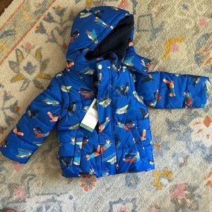 3T boys lined Joules puffer coat